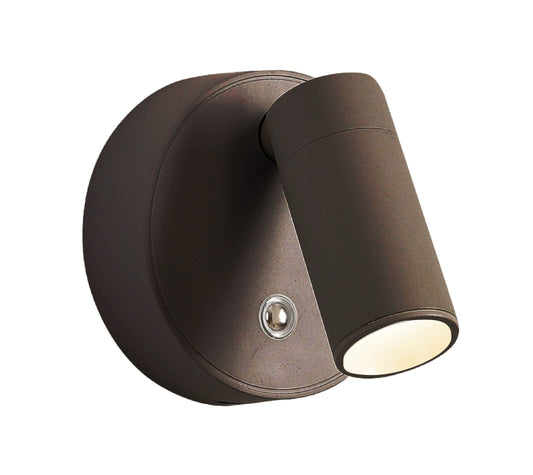 Rio veggspot sort oppladbar