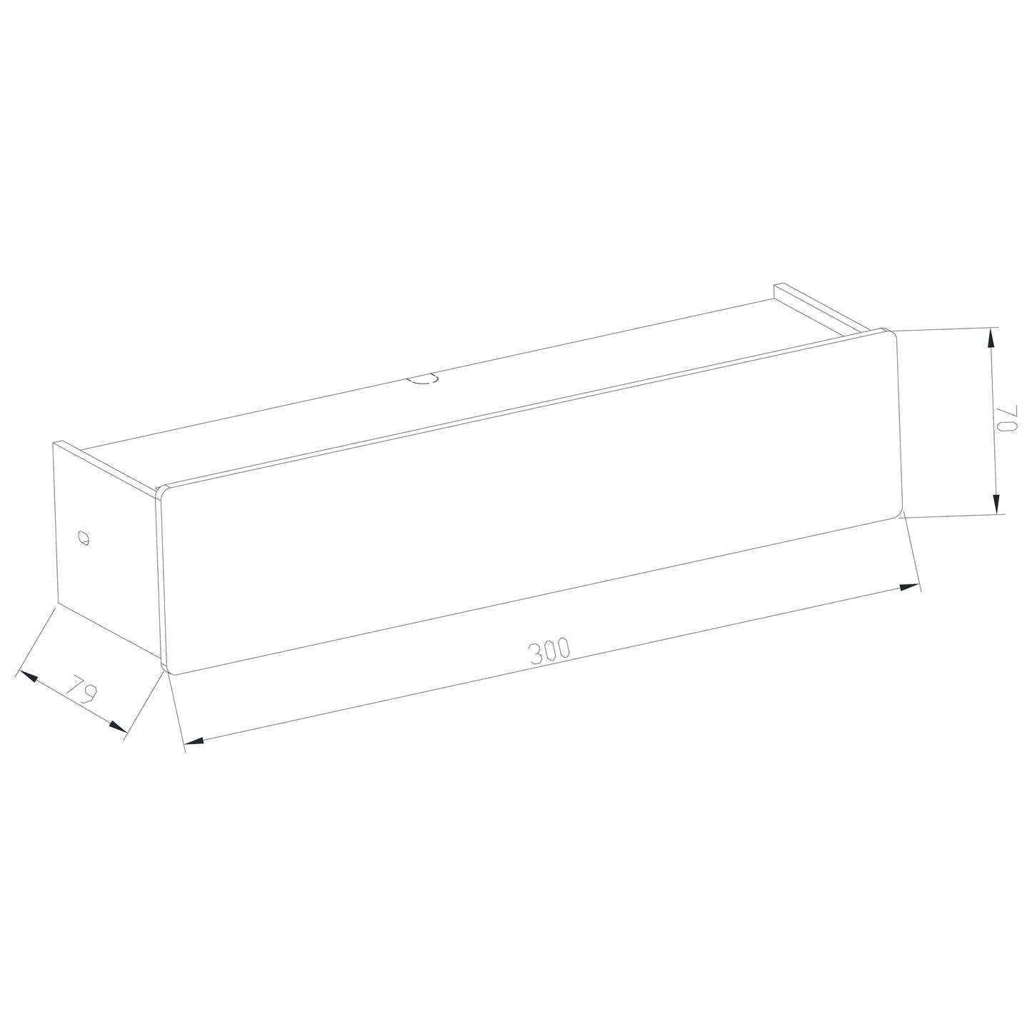 Valentina vegglampe oak dimbar