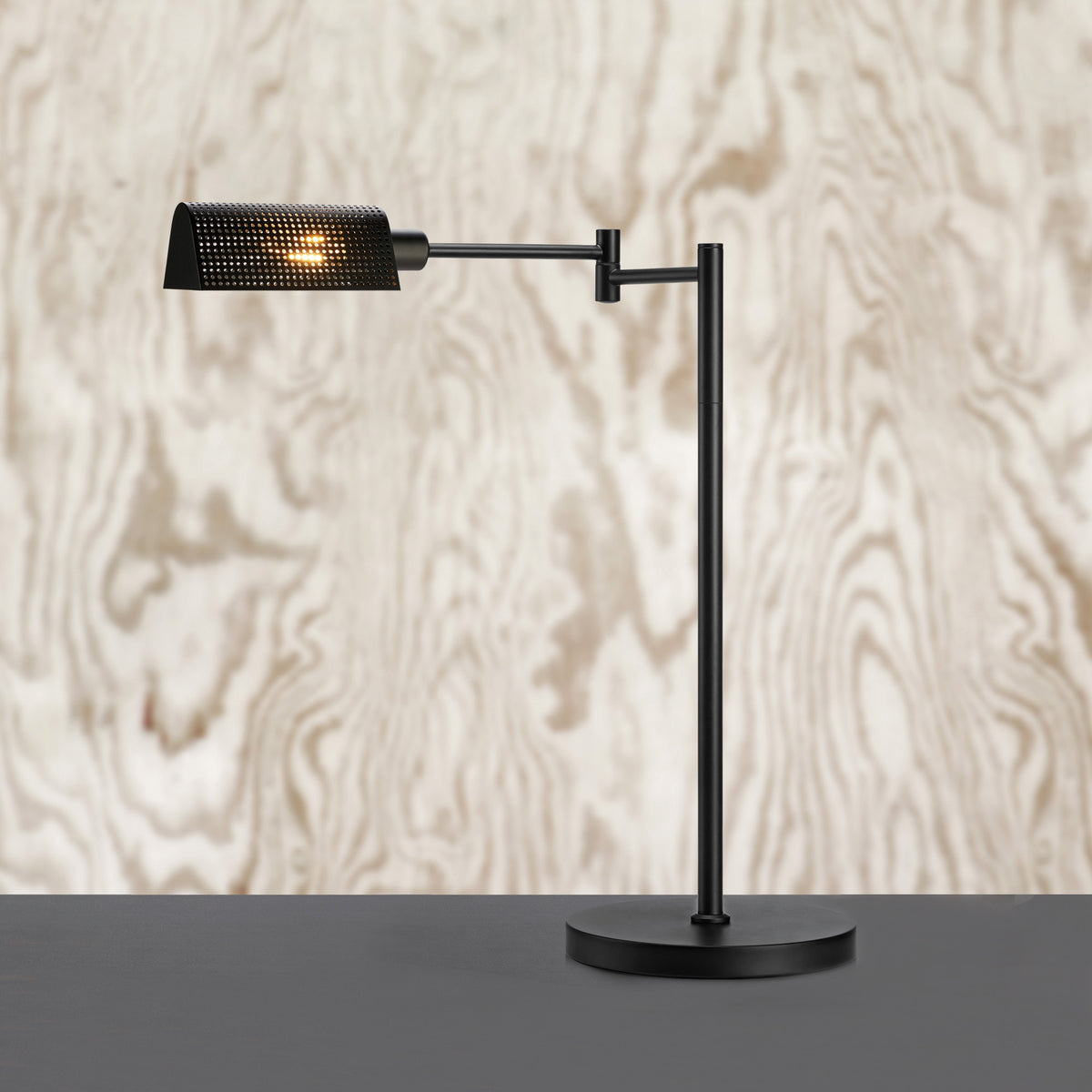 Yale bordlampe 40W E14 sort
