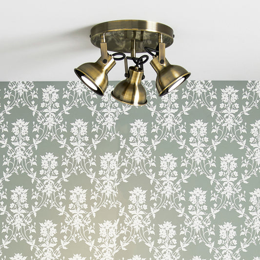 Rocco takspot rondell 3xGU10 antikk