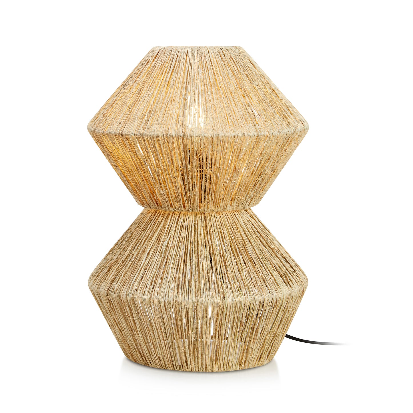 Straw bordlampe 20W G9 natur