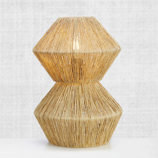 Straw bordlampe 20W G9 natur