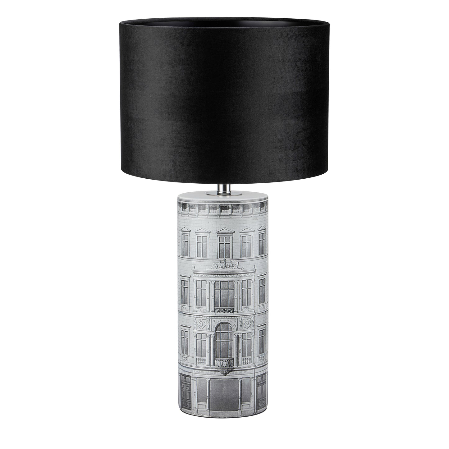 Ichi bordlampe 60W E27 grå/sort