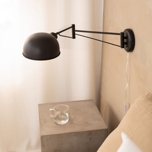 Portland vegglampe 40W E27 sort