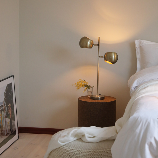 Edgar bordlampe E14 patinert