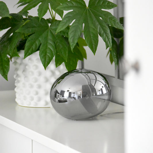 Globus bordlampe 18cm sotet