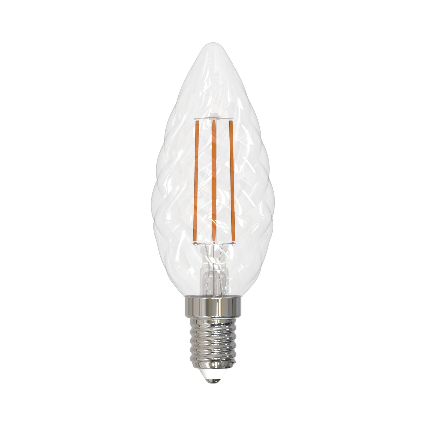 3pk LED E14 krystall klar 4.9W dimbar