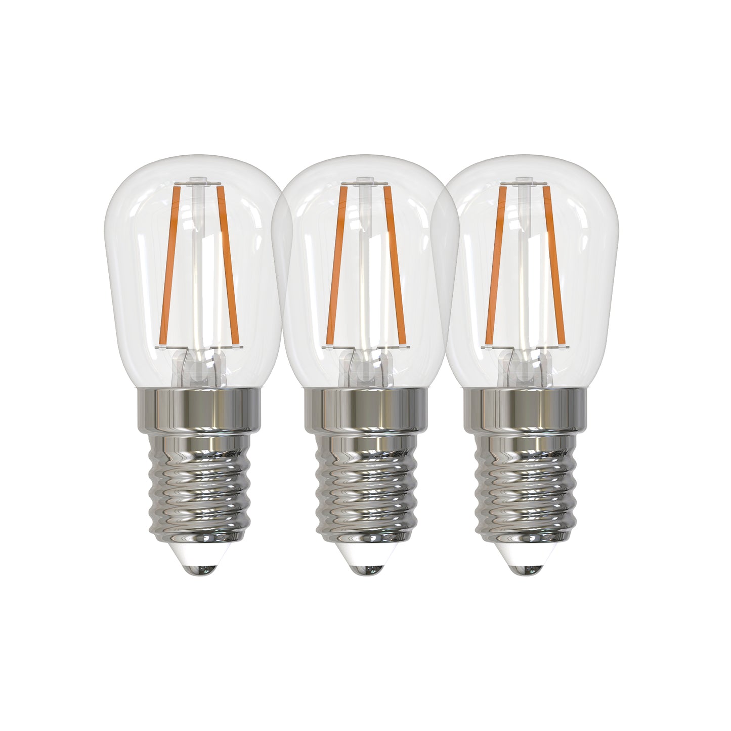 3pk LED ozon E14 klar 2W 100lm 2200K dimbar