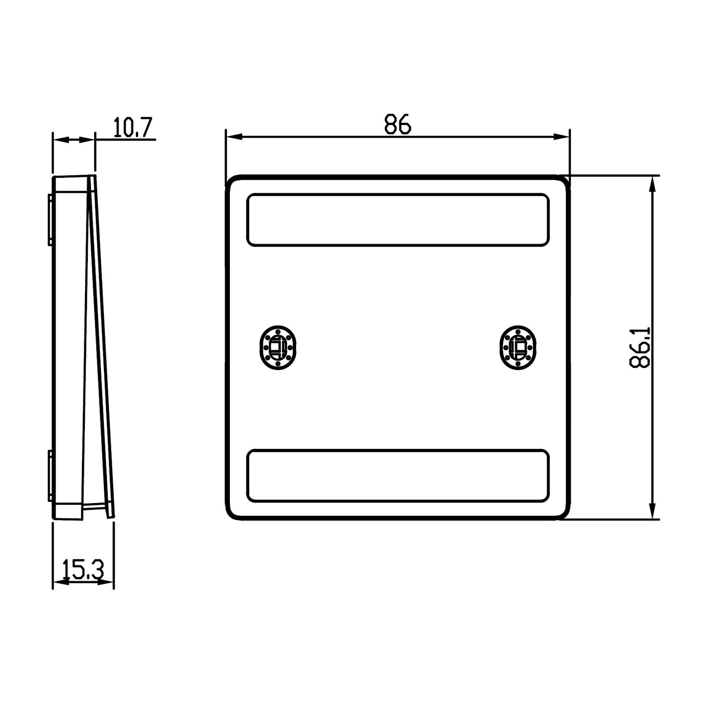 Ecolux Lux Kinetic veggbryter + mottaker