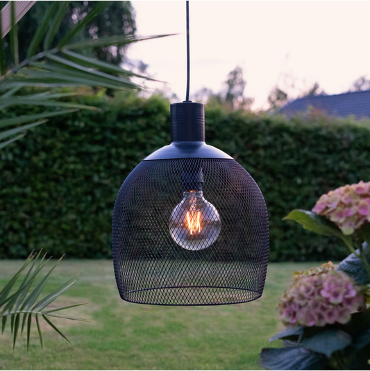 Sunlight LED taklampe m/ solcelle sort 29cm