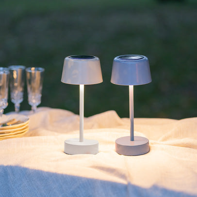 Solei bordlampe solcelle beige