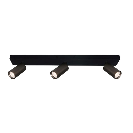 Oz mini K3 takspot rekke sort/bronse