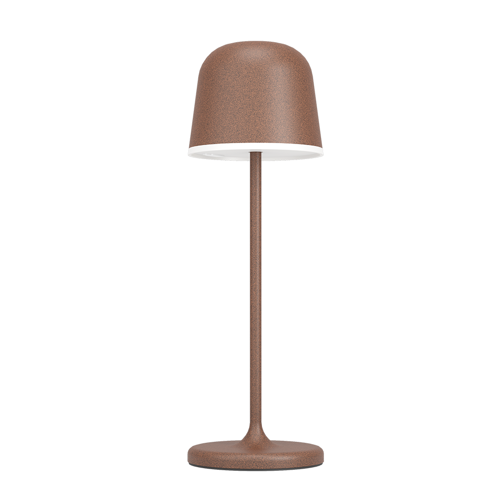 Mannera bordlampe oppladbar mokka