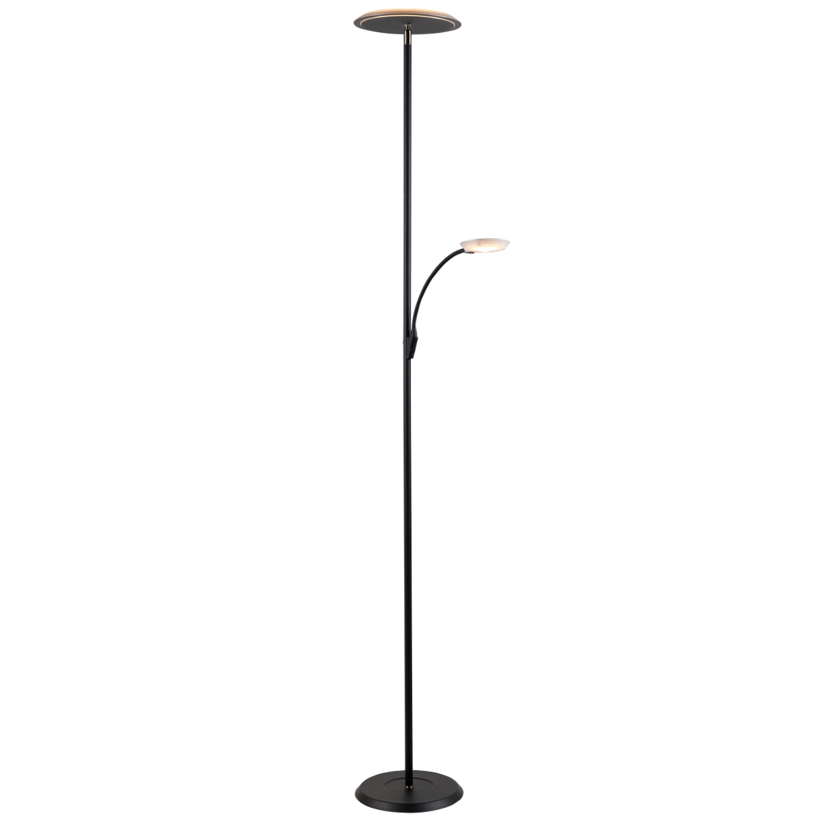 Parma gulvlampe LED uplight sort