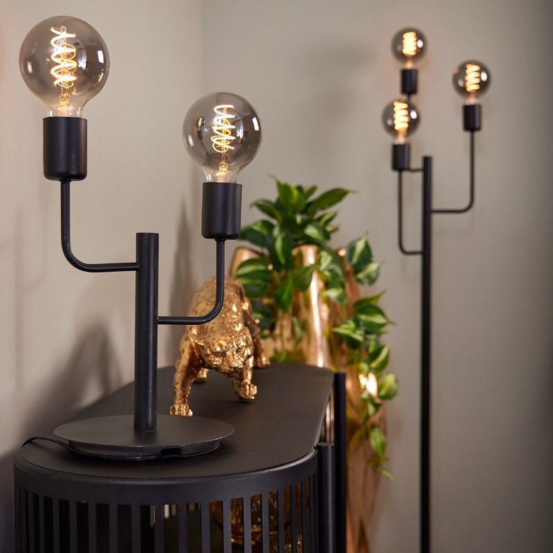 Tanum bordlampe E27 sort