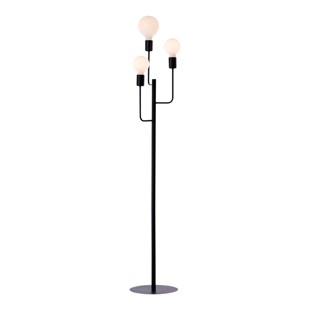 Tanum gulvlampe E27 sort