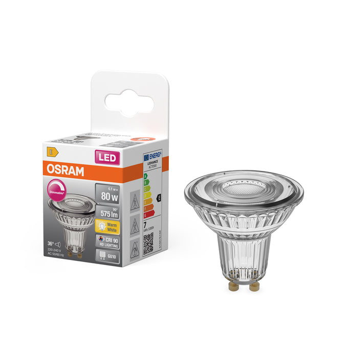 Osram GU10 6.1W 2700K dimbar