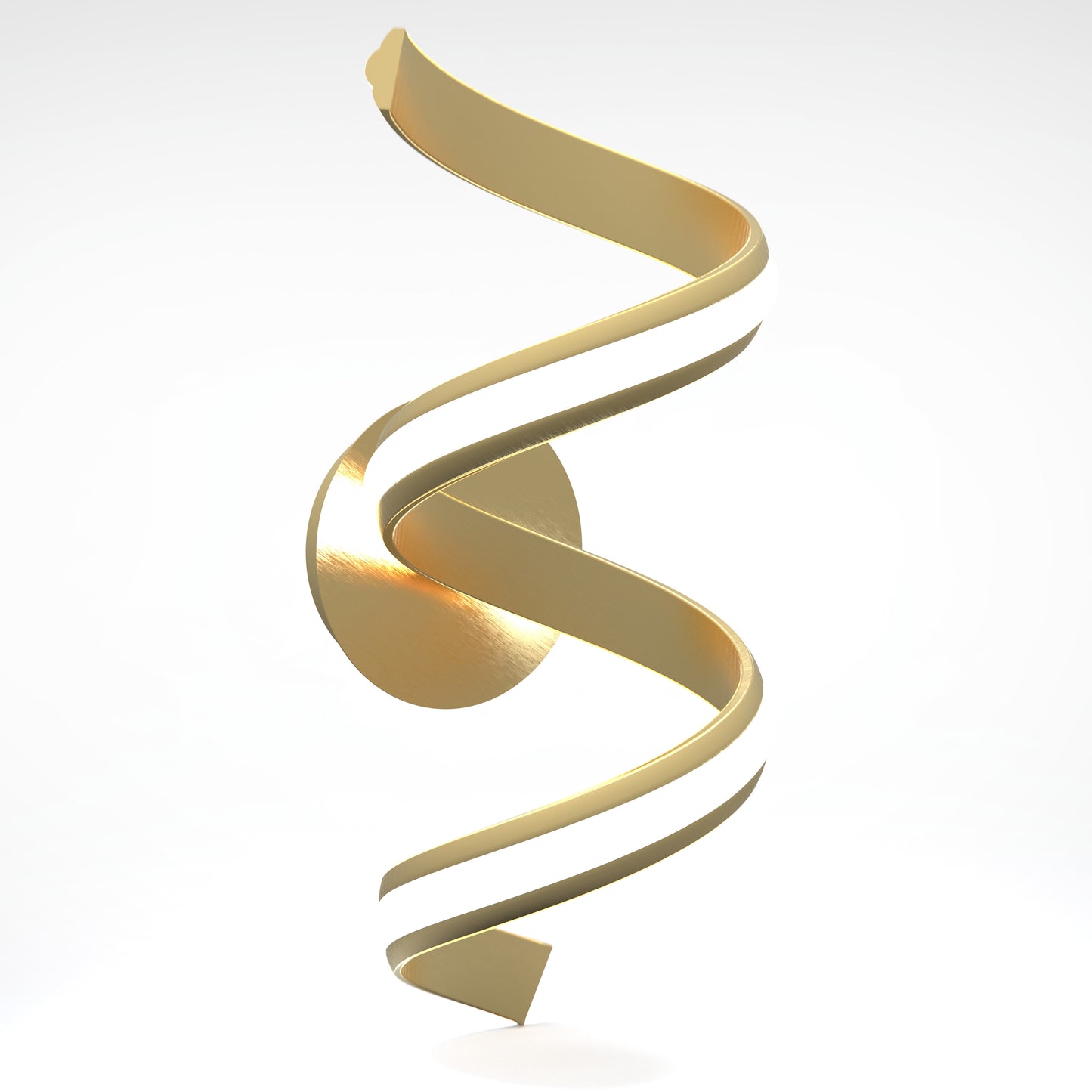 Bekk vegglampe messing m/dimmer