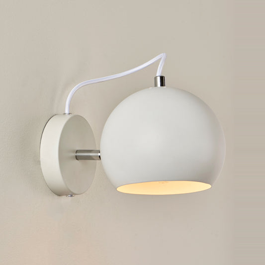 Brooklyn vegglampe hvit