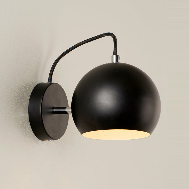 Brooklyn vegglampe sort