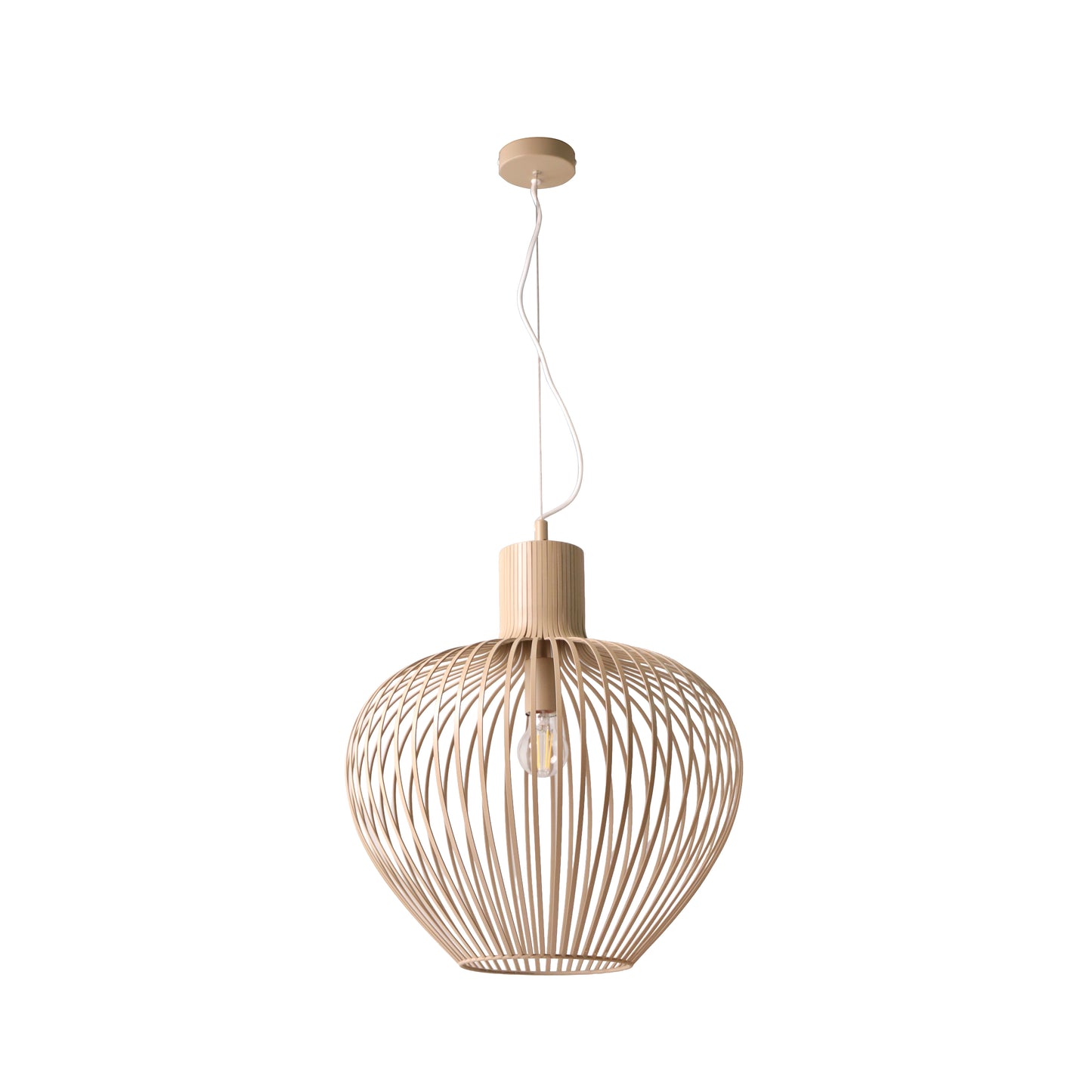 Skye takpendel E27 beige