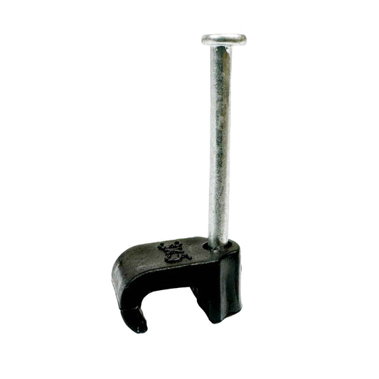 EGANT kabelklips 3x5mm sort 25pk