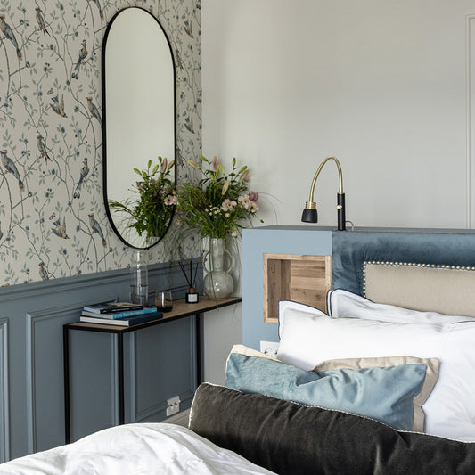 Eketorp LED sengelampe sort/messing