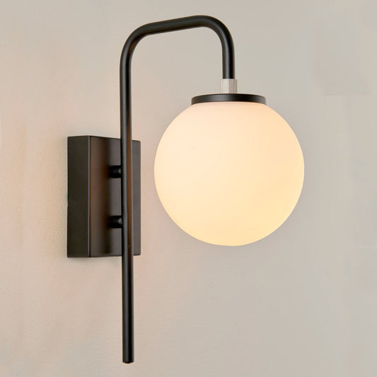 Elisa vegglampe sort/opal