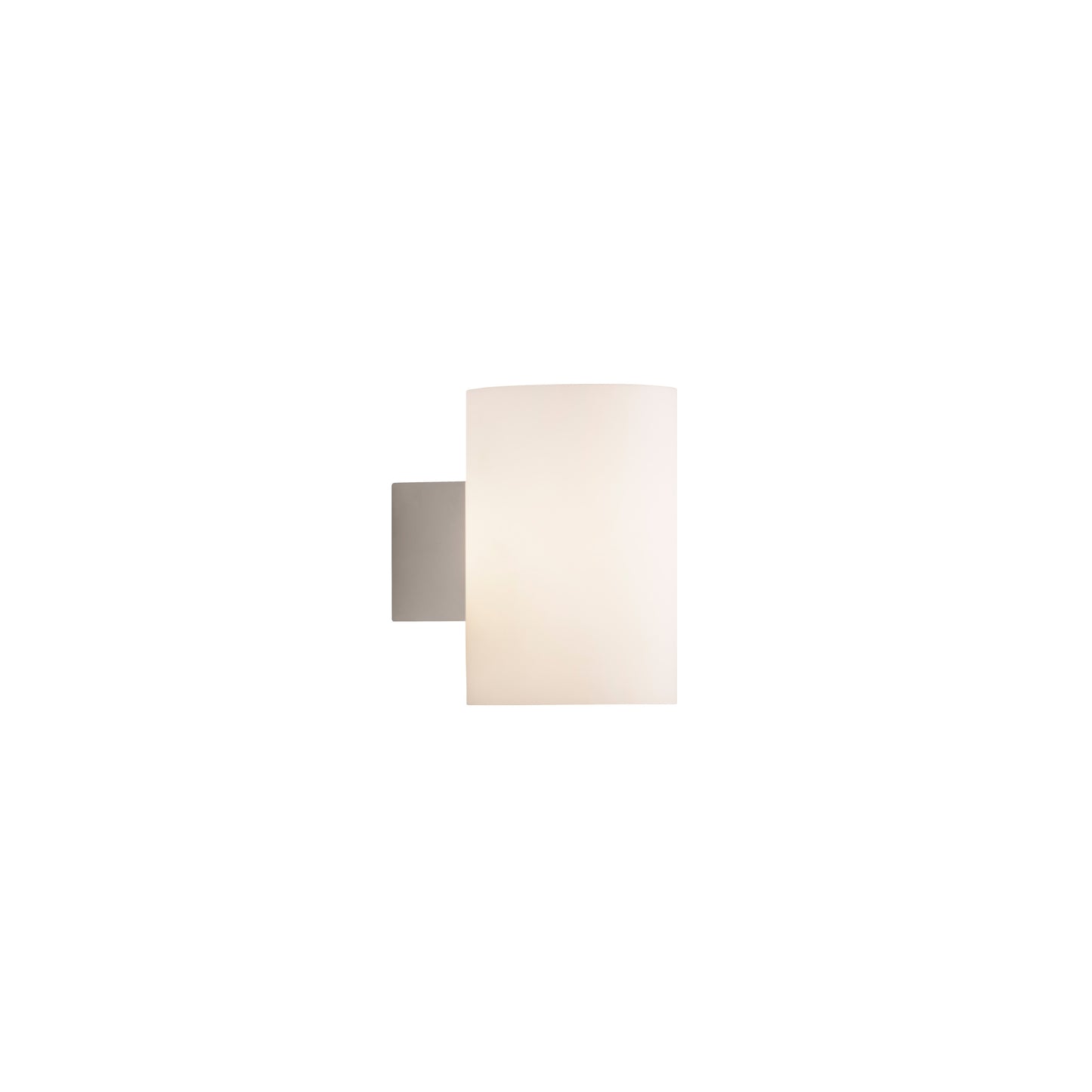 Evoke L vegglampe hvit/opal IP44