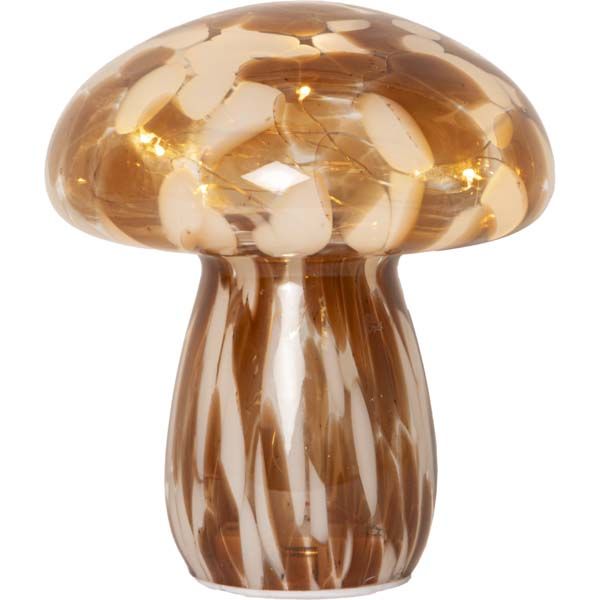 Funghi bordlampe 18cm batteri