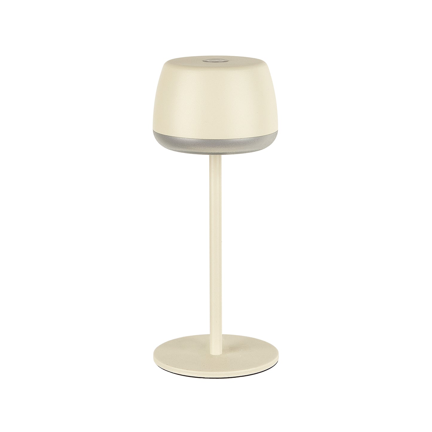 Gløtt bordlampe oppladbar matt hvit