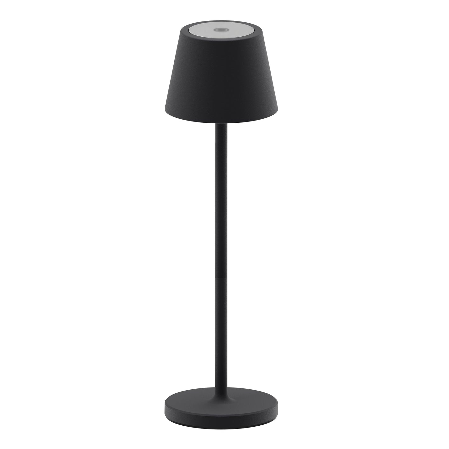 Iris mini bordlampe IP54 oppladbar sort
