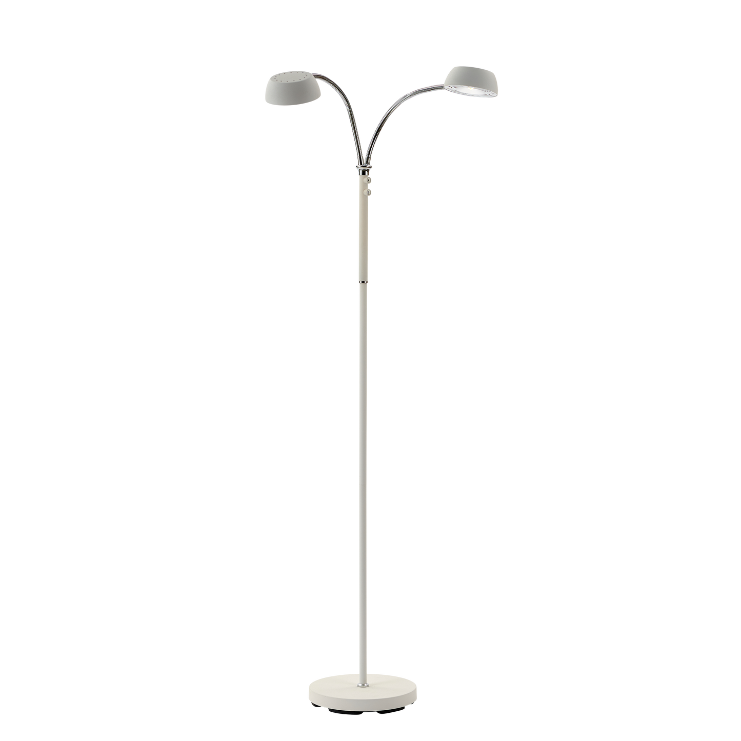 Jonas gulvlampe 2-lys LED hvit