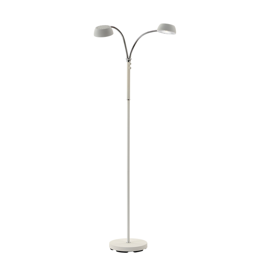 Jonas gulvlampe 2-lys LED hvit
