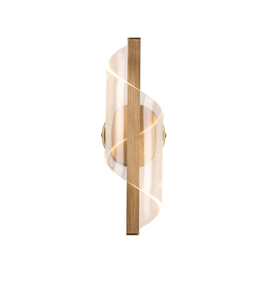 Amore vegglampe messing m/dimmer