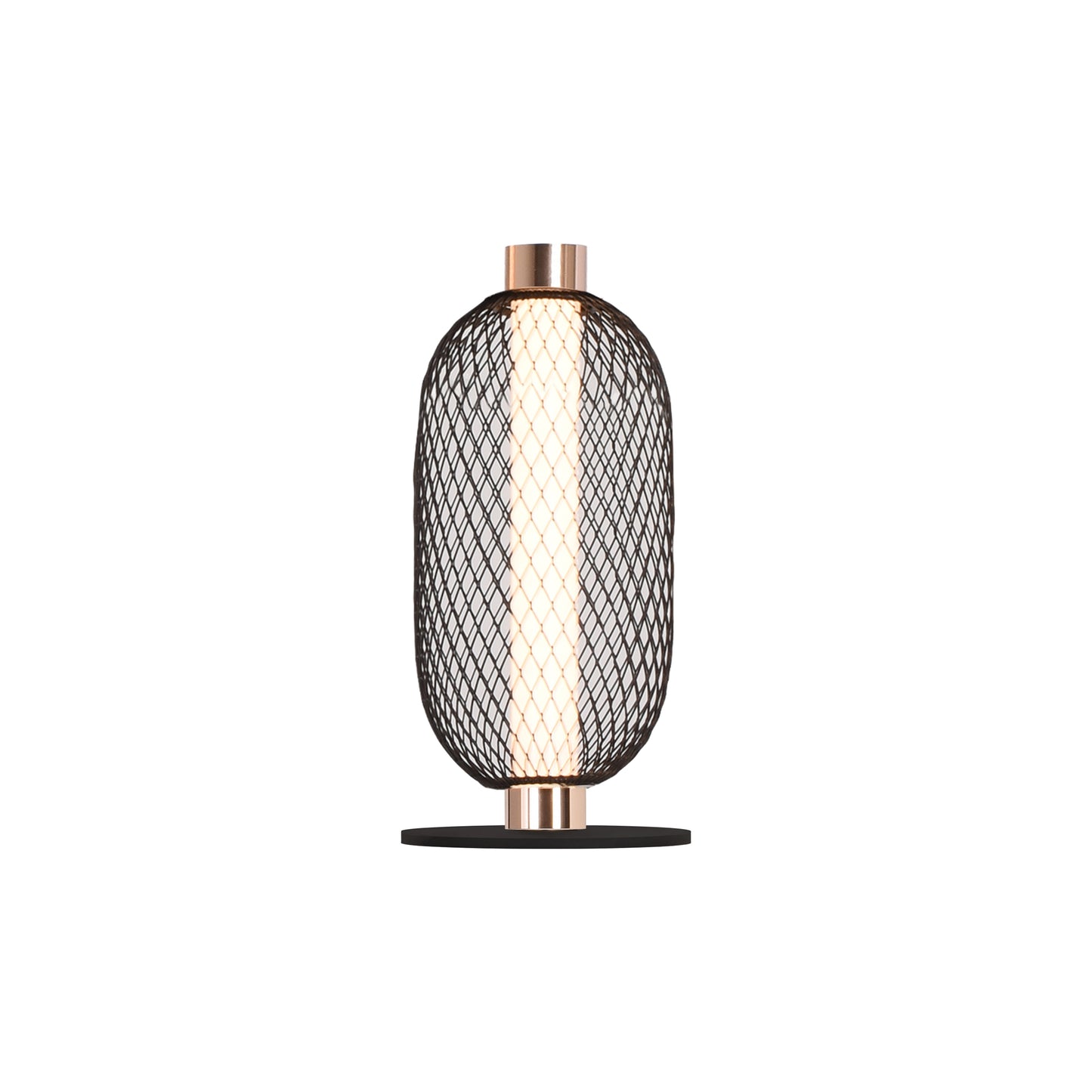 Lumia bordlampe liten sort/messing