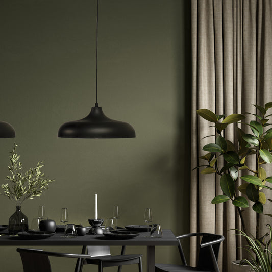 Tenda taklampe Ø34cm sort