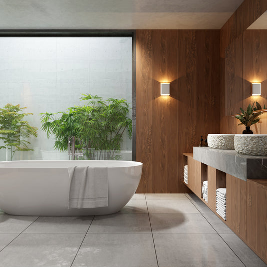 Trem K2 vegglampe hvit IP65