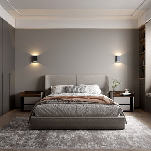 Trem K2 vegglampe sort IP65