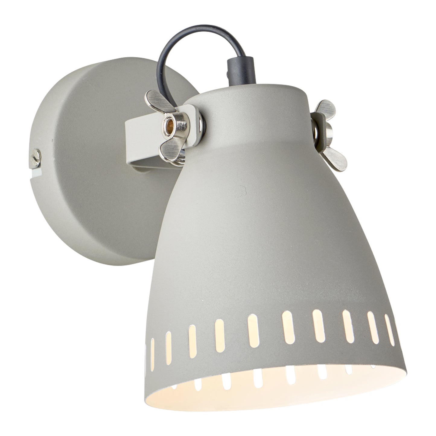 Alfa vegglampe grå