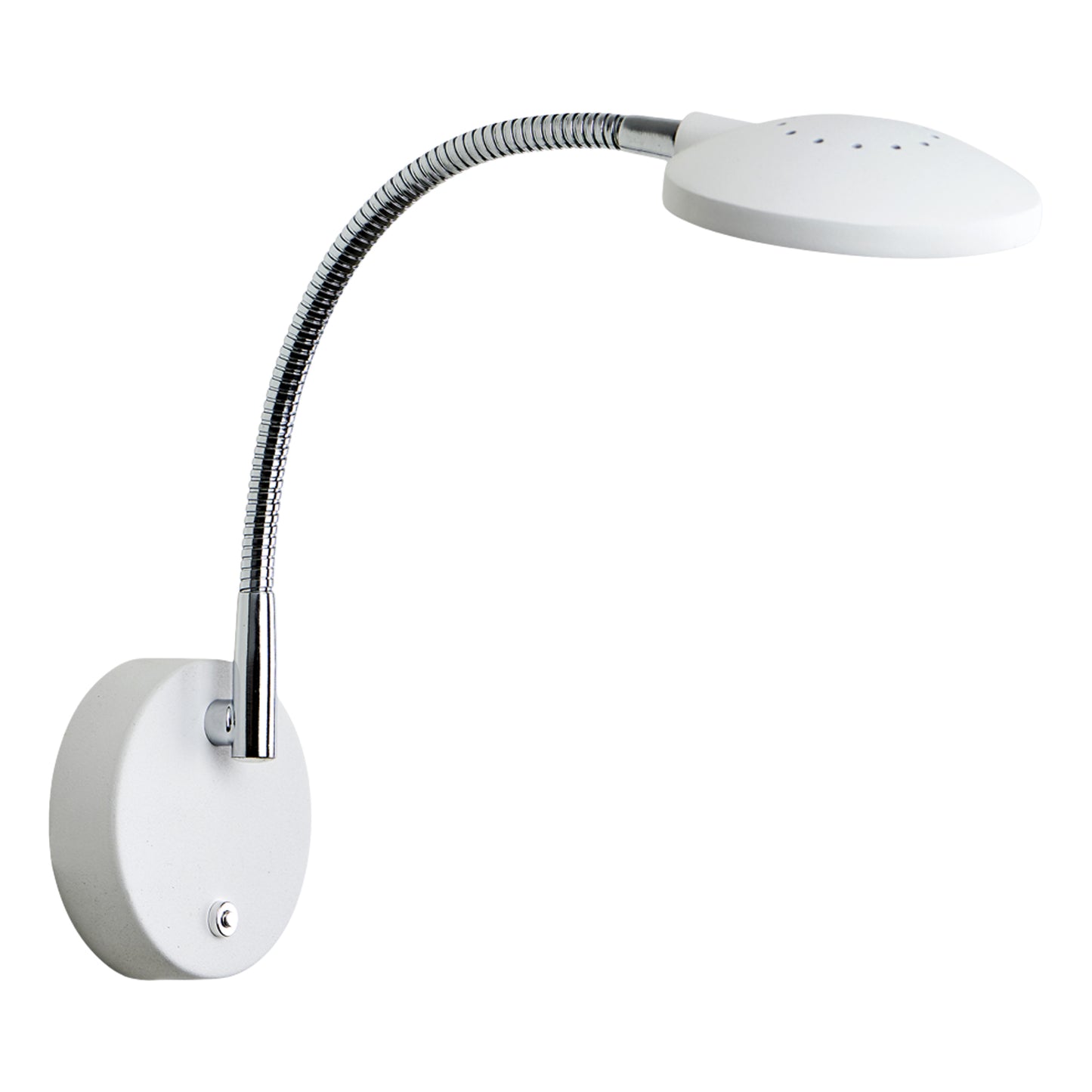 Alfredo LED vegglampe m/dimmer hvit