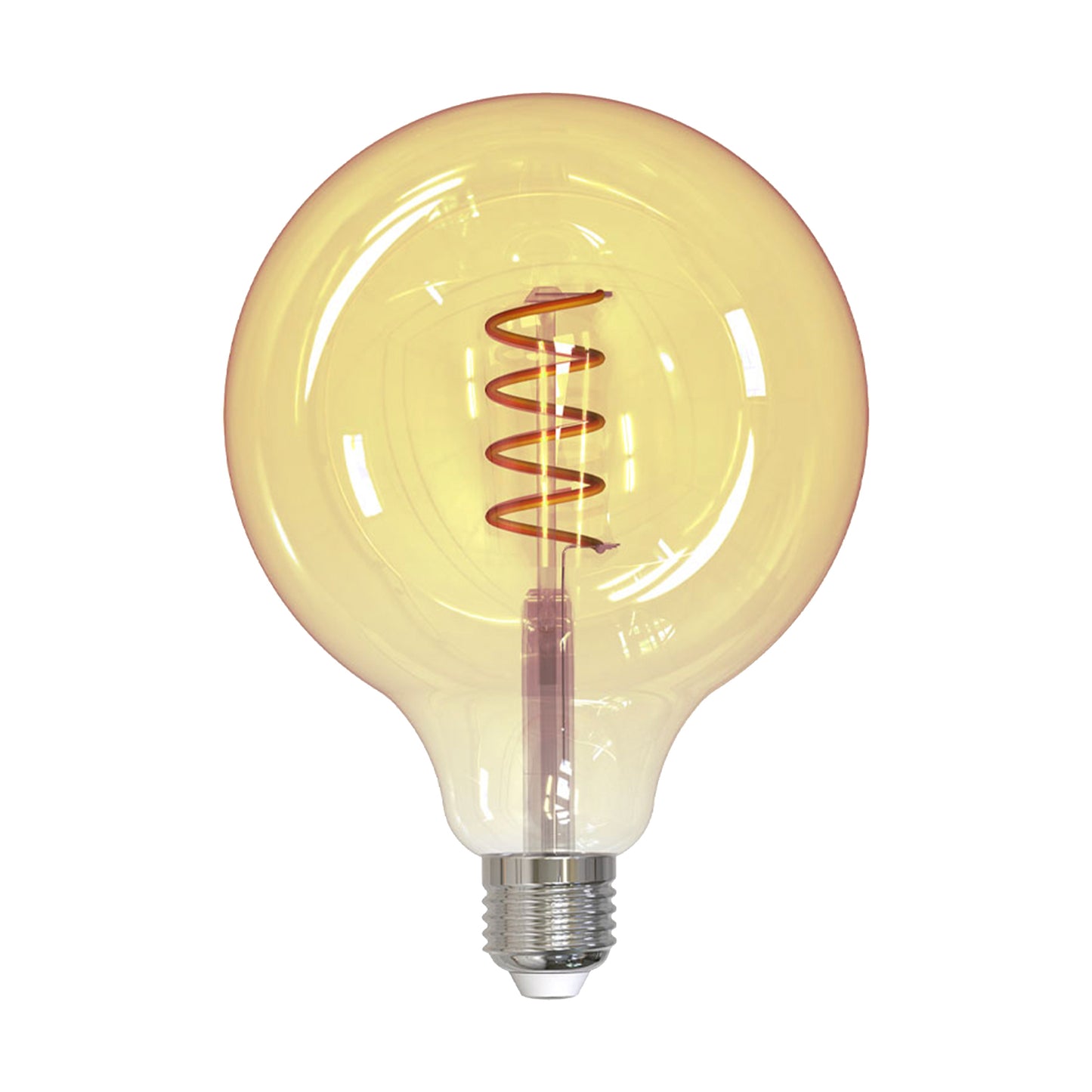 LM LED globe amber spiral 6.5W 550lm Ø125 dimbar
