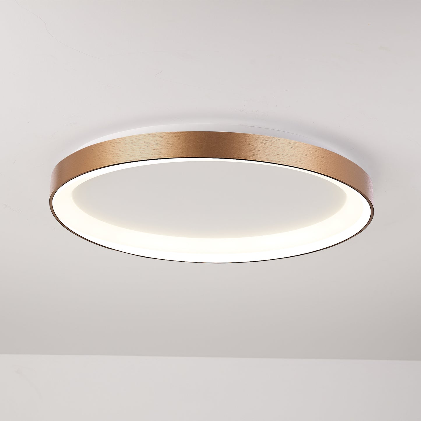 Ambisjoner LED plafond medium messing