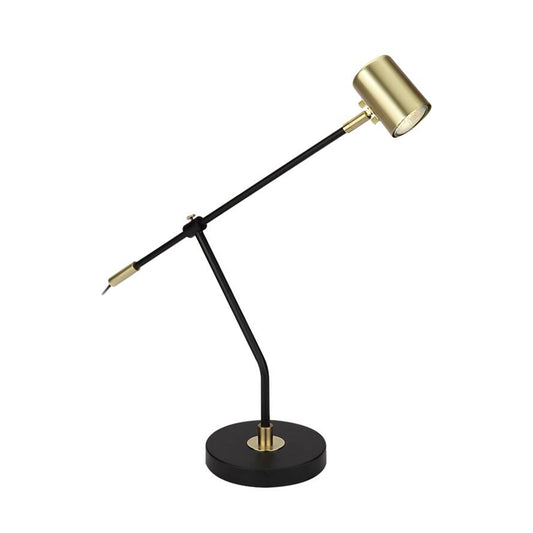 Balder bordlampe svart/matt messing