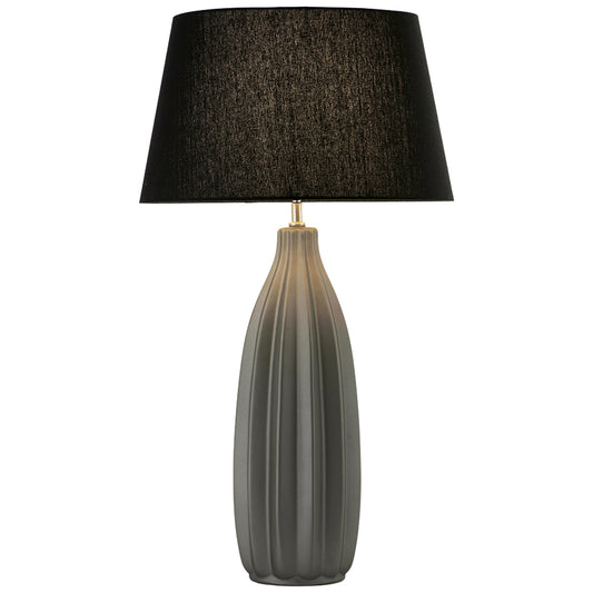 Bellatrix bordlampe u/skjerm grå