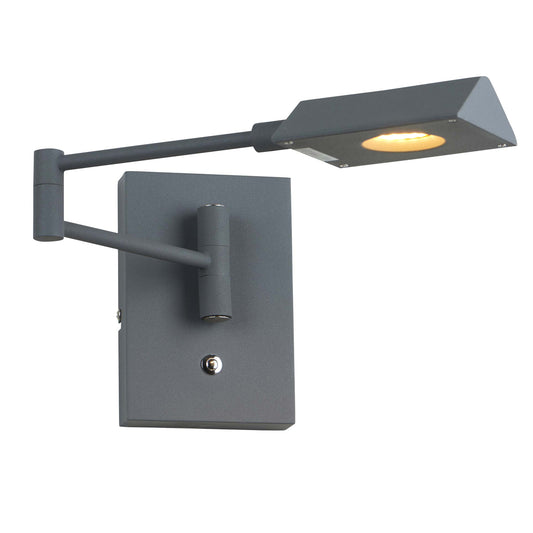 Canton LED vegglampe grå 3-step dim