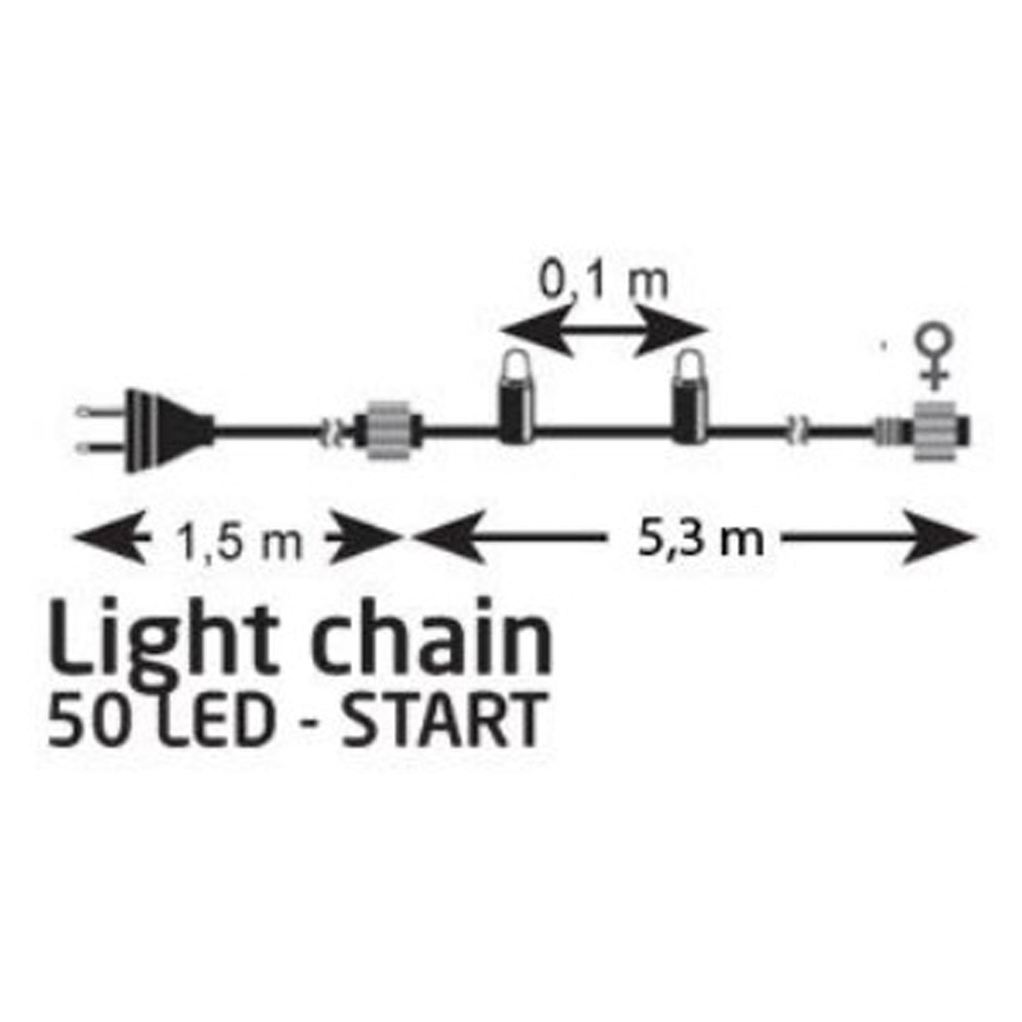 Chrissline 50-lys lysslynge start