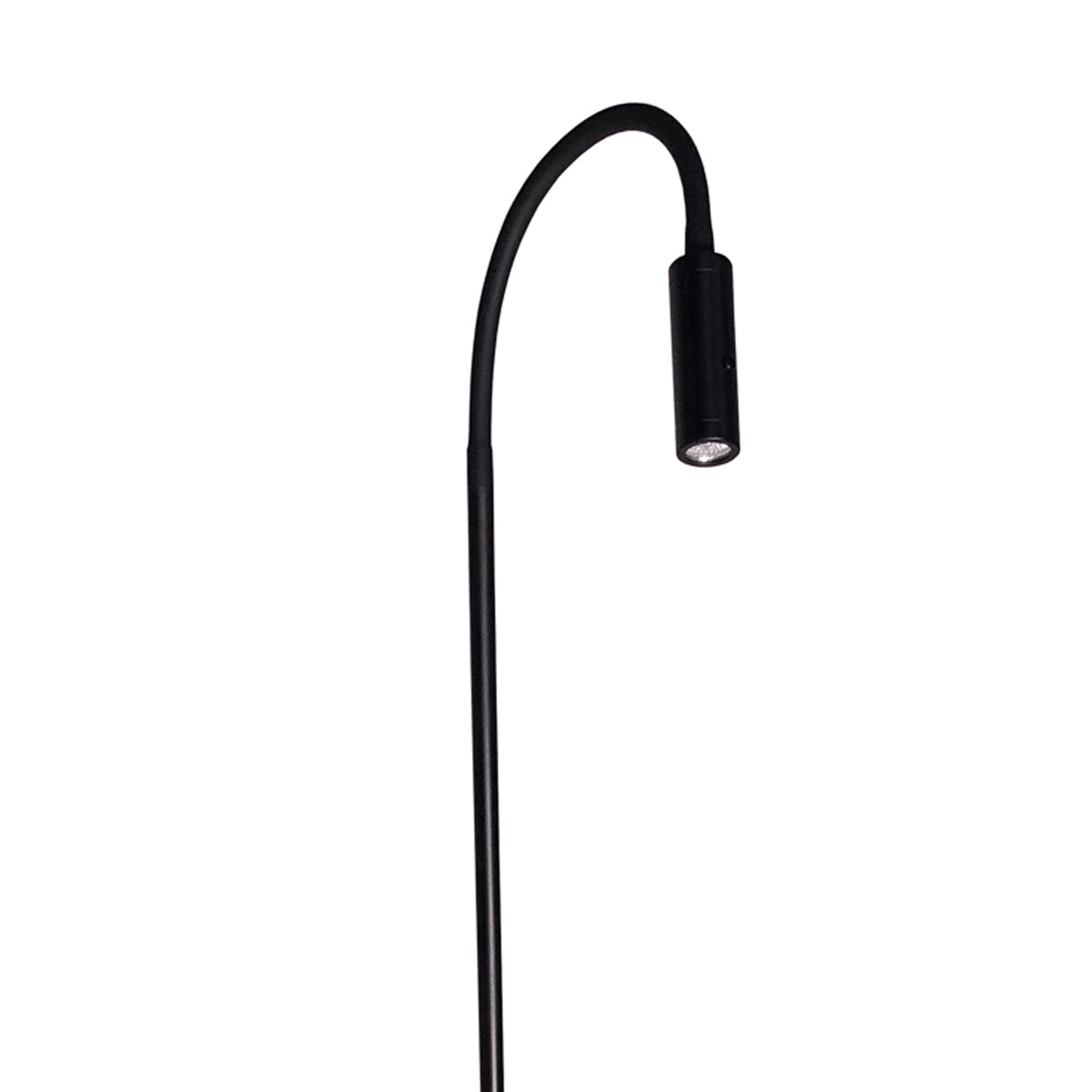 Flexi K1 LED gulvlampe sort m/dim