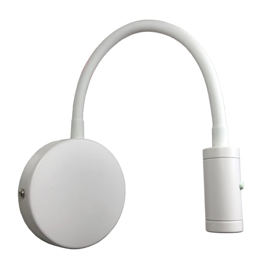 Flexi K1 LED veggspot hvit m/dim