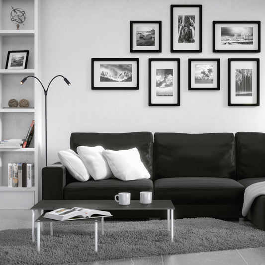 Flexi K2 LED gulvlampe sort m/dim